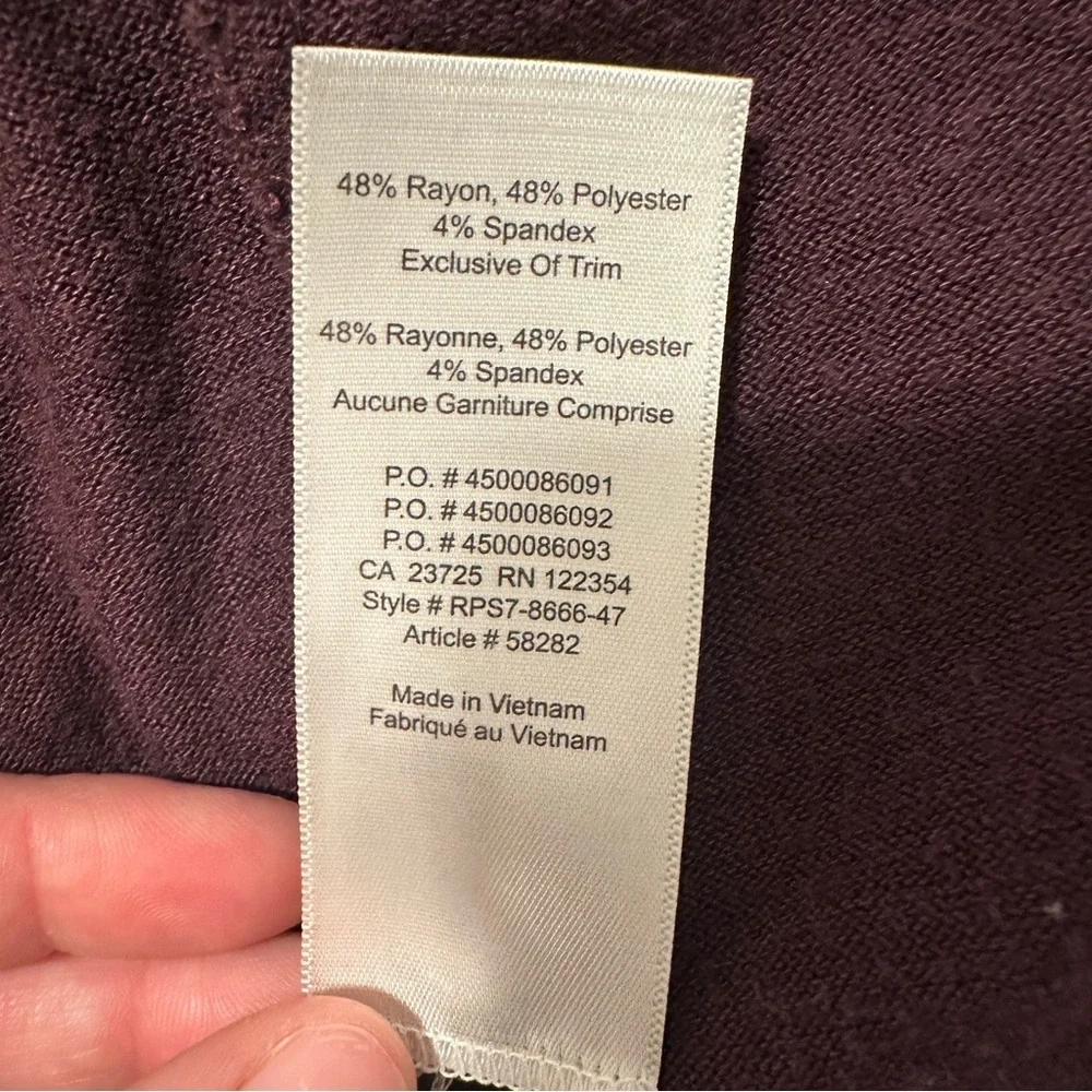 Aritzia Wilfred Free Gail Sweater Dress in a Deep Purple Size XS Women’s - Picture 10 of 10